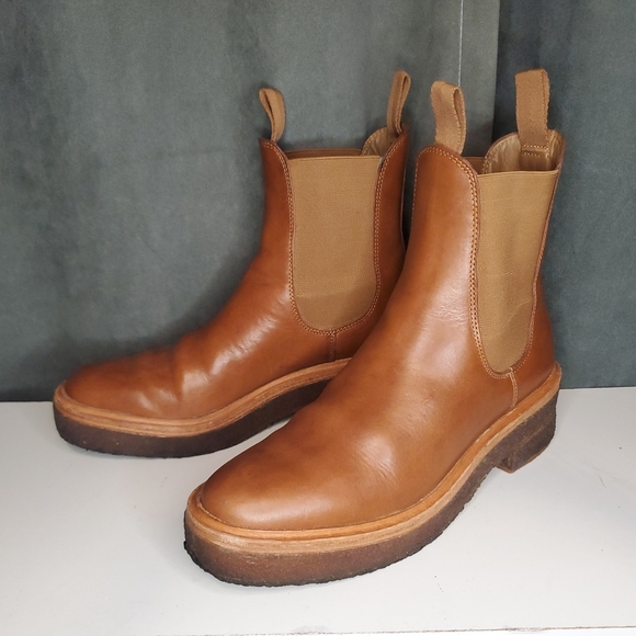 Loeffler Randall Raquel Brown Leather Chelsea Boots US Womens 8.5 - Picture 10 of 12